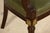 Late 19th Century French Napoleon III Mahogany Desk Chair With Olive Green Leather For Sale - Image 15 of 18
