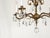 Shabby Chic Antique 5 Light Beautiful Bonny Bitty Brass Cut Lead Glass Crystal Chandelier For Sale - Image 3 of 12