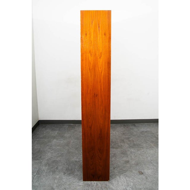 Mid-Century Modern Mid Century Danish Modern Bookshelf Tall Teak Wood Shelving Unit Adjustable MCM For Sale - Image 3 of 11