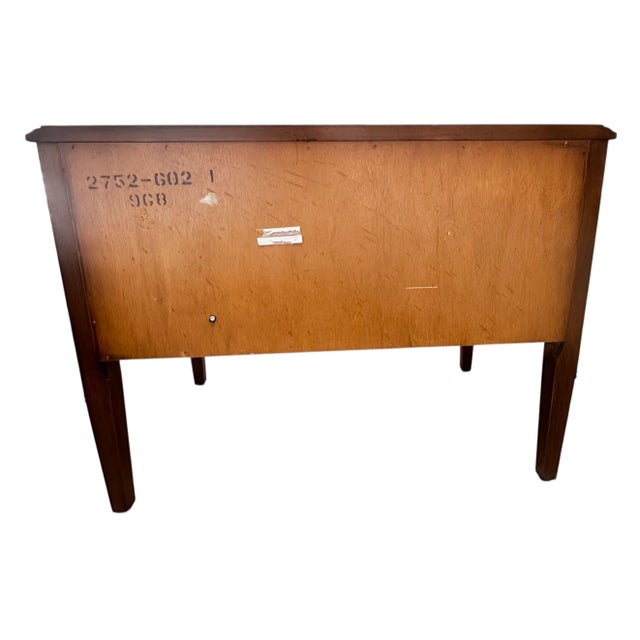 2000 - 2009 2000s Commode Faux Bamboo 2 Drawer Bedside Table Side Chest of Draws Nightstand For Sale - Image 5 of 11