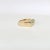 2020s Curved Nine Stone Mens Diamond Ring 1.00cttw 14k Yellow Gold, Size 4 For Sale - Image 5 of 5