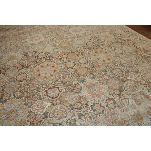 Textile Early 20th Century Zabihi Collection Spectacular Large Scale Neutral Persian Oversize Bakhtiari Rug - 6'6" x 20' For Sale - Image 7 of 12