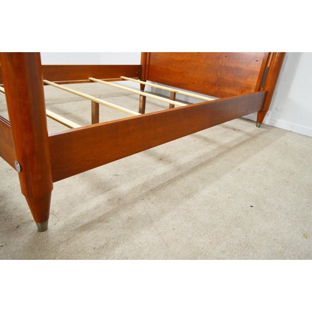 Wood Ethan Allen Avenue Queen Bed For Sale - Image 7 of 11
