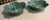Mid-Century Modern Vintage Bordallo Pinheiro Green Cabbage Majolica Leaf Ceramic Bowls-Set of 2 For Sale - Image 3 of 4