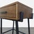 Wood Whalen Furniture Industrial Style Nightstand For Sale - Image 7 of 10
