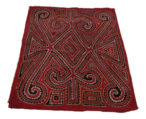Vintage Spanish Red Mola Cloth