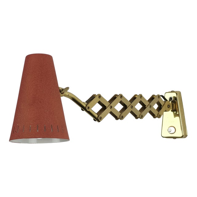 Vintage Diabolo Scissor Lamp by Karl Lang for Sis-Licht, Germany, 1950s For Sale