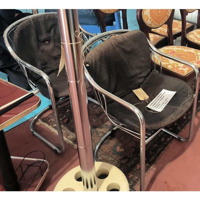 Vintage Italian Sabrina Chairs by Gastone Rinaldi for Rima, 1970s, Set of 4 For Sale - Image 9 of 18