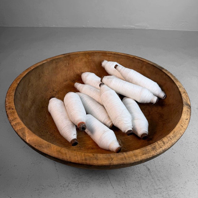 Japanese Wooden Kibachi Dough Bowl, 1959 For Sale - Image 12 of 14