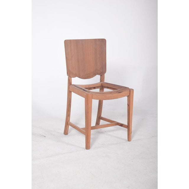 Dining Chair with Cut-Out Back, 1920 For Sale - Image 6 of 7