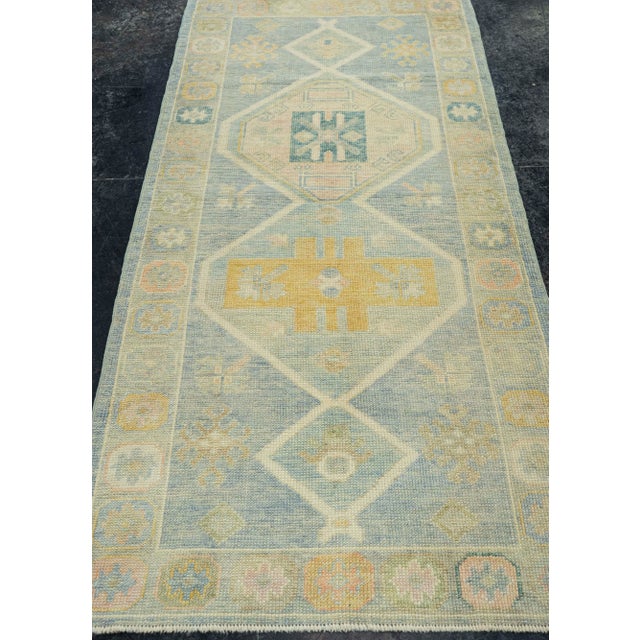 Turkish Oushak Runner Rug 3' x 6'5" #22137 Explore a curated collection of hallway runners, wool rugs, and handmade...