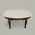 Traditional Vintage Faux Travertine-Top Coffee Table With Cabriole Legs, Marble For Sale - Image 3 of 15
