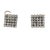 Silver Vintage 18K White Gold Diamond Clip-On Earrings, 5 Carats For Sale - Image 8 of 9