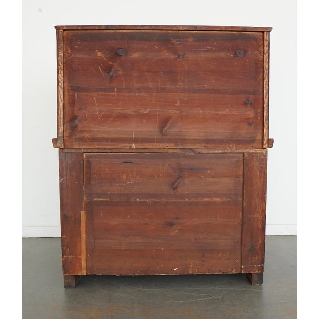 This antique Victorian cylinder roll-top secretary desk showcases the rich character and craftsmanship of late 19th-...