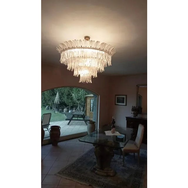 Luxury Muranoby Barovier & Toso, glass chandelier, 100% handmade in Murano. This piece is attributed to the mentioned...