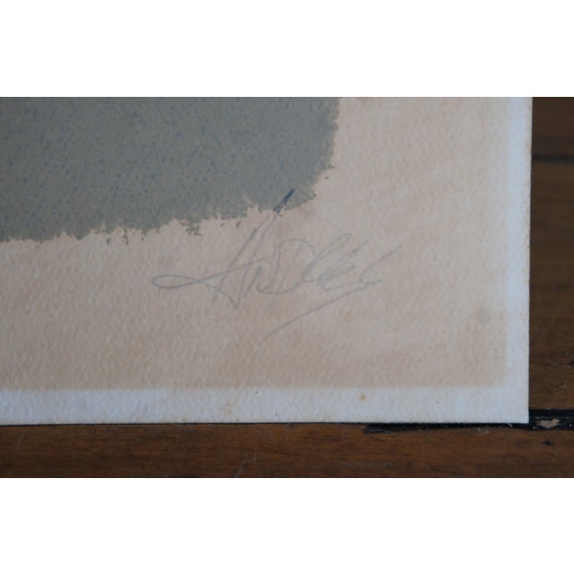 Paper Vintage Vanguard Studios Andres Abstract Rectangles Print For Sale - Image 7 of 12