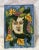 1960s Vintage Signed Italian Painted Tile Hanging With Female Face For Sale - Image 5 of 10