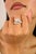 This Elegant Pear-Cut Zircon Bypass Ring for Her bypass ring is crafted in fine 925 sterling silver and showcases a...