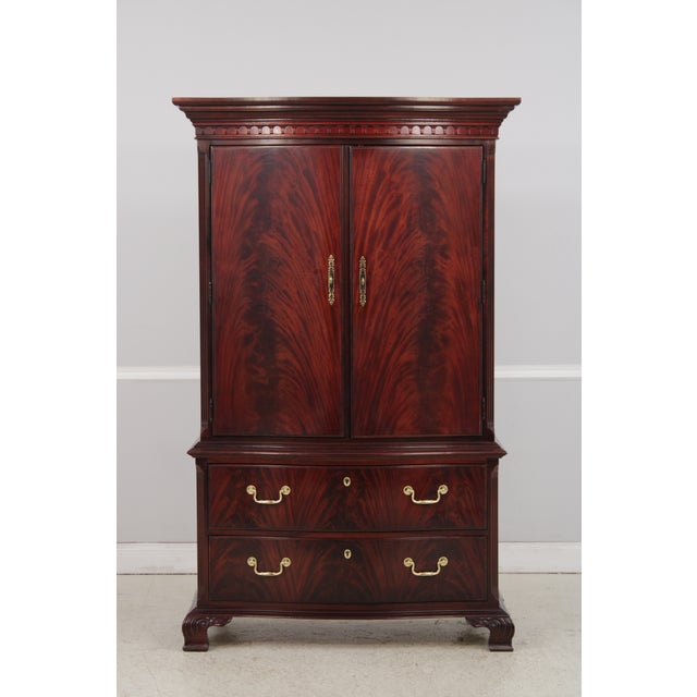 Age: Approx: 30 Years Old Details: 18th Century Collection Nice Fitted Interior Adjustable Shelves Carved Bracket Feet...
