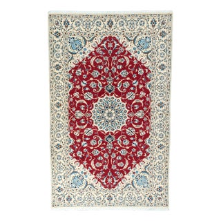 Handknotted Rug with Silk For Sale