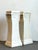 Cream Vintage Swag Plaster Pedestals - A Pair For Sale - Image 8 of 12