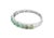 Contemporary 14k White Gold Turquoise Diamond Bangle For Sale - Image 3 of 8