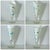 Libbey Glass Co. 1960s Mid-Century Modern Atomic Fish Pilsner Beer Glasses, Libbey Glasses; Turquoise and Black W Platinum Trim; Set of 5 For Sale - Image 4 of 16