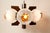 1960s Murano 4-Light Chandelier in Teak from Mazzega, 1960 For Sale - Image 5 of 18