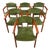 Set of Six Scandinavian Modern Teak Stacking Armchairs, Denmark or Norway, 1970s For Sale