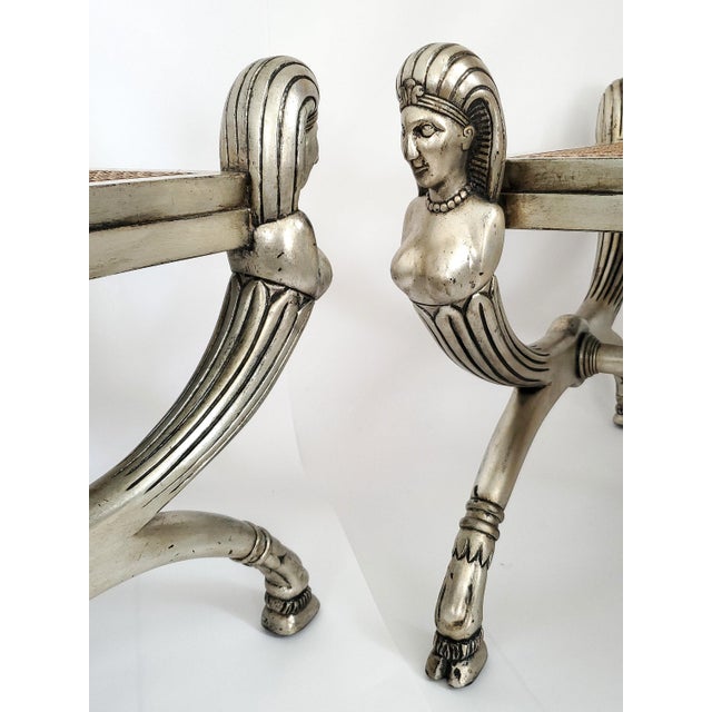 Benches With Upholstered Cushions Pair For Sale - Image 10 of 18