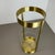 Hollywood Regency Brass Acryl Glass Umbrella Stand, Italy, 1970s For Sale - Image 14 of 18