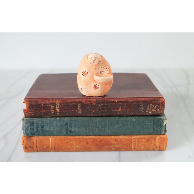Terra Cotta Vintage Folk Art Studio Pottery Figure Sculpture For Sale - Image 8 of 8