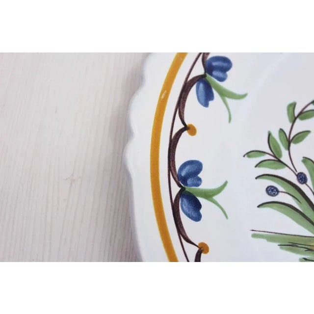 Earthenware Plate, France, 20th Century For Sale - Image 3 of 9