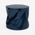 Sculptural Blue Lacquered Metal Side Table, 1990s For Sale - Image 9 of 9