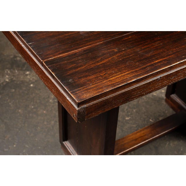 Brown 1880s British Colonial Hardwood Writing Desk For Sale - Image 8 of 9