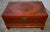 Red Antique Wood Trunk Table Vintage Chinese Red Lacquer Asian Stand Coffee For Sale - Image 8 of 12