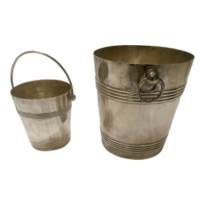 Early 20th Century Christofle/Gallia Silver Plated Champagne and Ice Bucket - A Set