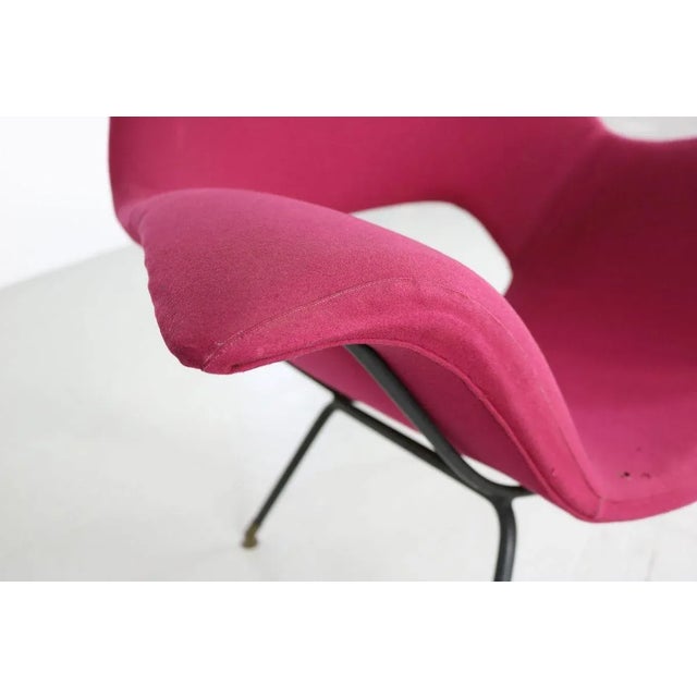 Model Golden Lounge Chair by Augusto Bozzi for Fratelli Saporiti, 1958 For Sale - Image 9 of 18