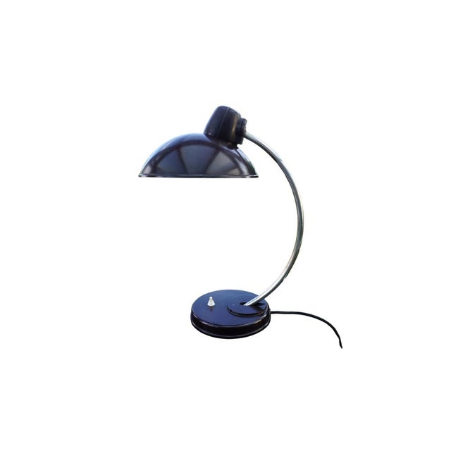 Brown Vintage Bauhaus Model 0342 Table Lamp by Marianne Brandt & H. Bredendieck for LBL, 1950s For Sale - Image 8 of 8