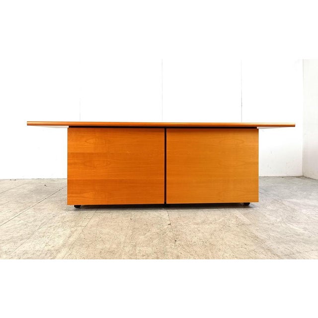 1990s Italian Wooden Sideboard with Sliding Doors, 1990s For Sale - Image 5 of 15