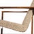 Vintage Lounge Chair with Square Frame and Off-White Diamond Pattern, 1950s For Sale - Image 3 of 11