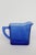 Mid-Century Modern Mid 20th Century Hazel Atlas Cobalt Blue Glass Sugar Bowl and Creamer Set Chevron Pattern For Sale - Image 3 of 14
