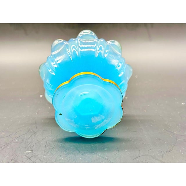 Napoleon III Blue Opaline Jam Jars For Sale - Image 6 of 12