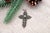 Gold Cross Pendant with Paw Print and Diamonds For Sale - Image 6 of 7