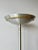 Vintage Postmodern Brushed Aluminum and Brass Torchiere Floor Lamp For Sale - Image 4 of 12