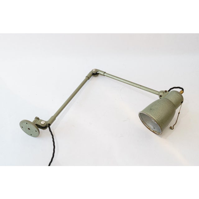 Industrial Art Deco lamp vienna around 1920s Deep from 20cm up to 81cm Original condition New wire European Plug (up to...