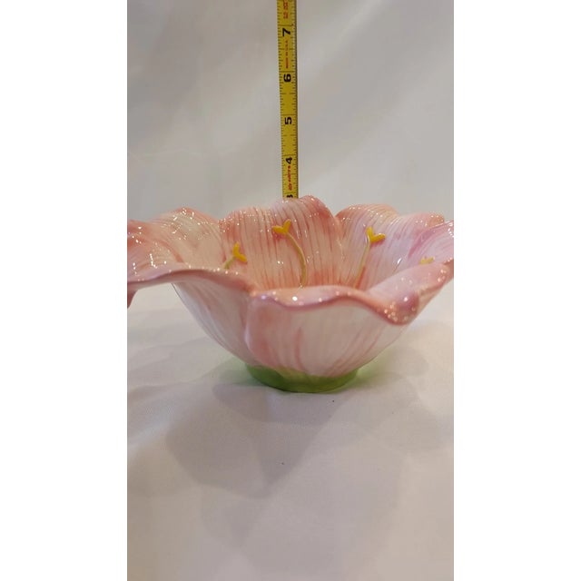 Vintage Mid-Century Modern Ambiance Collection: Lily by Nanette Vacher; Bowls and Plates-Set of 4 For Sale In Phoenix - Image 6 of 7