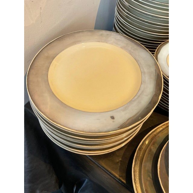 1940s Johann Haviland Bavaria Sterling Rimmed Dishes - 132 Pieces For Sale - Image 10 of 12