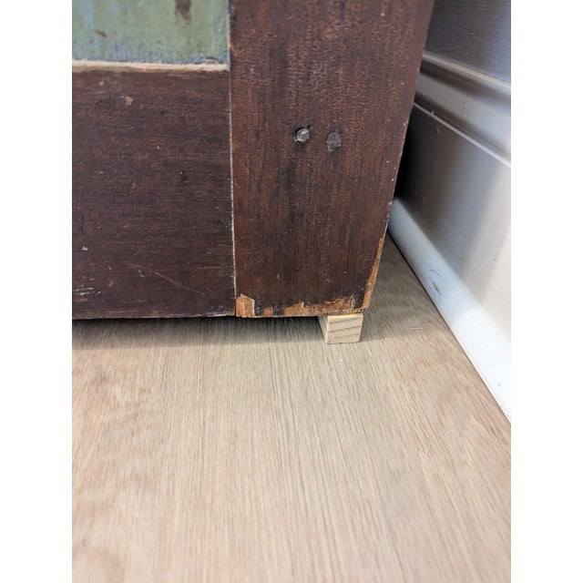 19th Century Antique Primitive Cabinet Dry Sink Washstand Cupboard For Sale - Image 17 of 18