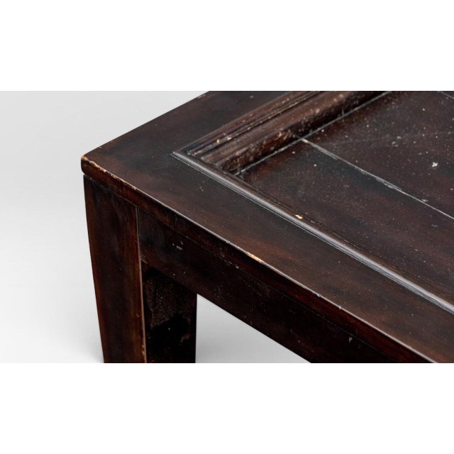 Bernhardt Vintage Patina Solid Mahogany Square Coffee Table For Sale In Portland, ME - Image 6 of 9